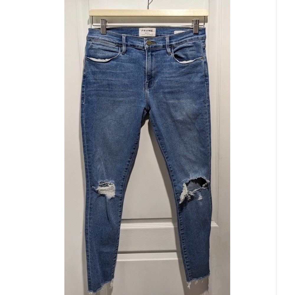 Frame Denim | Le High Skinny in Castlemount wash